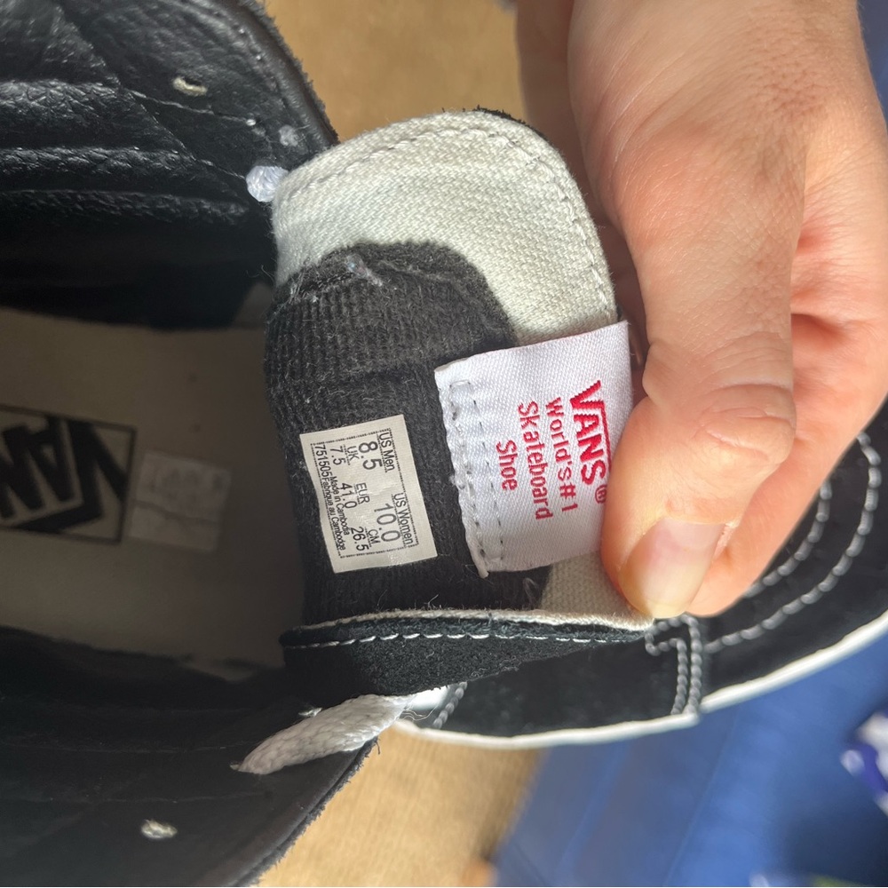 Vans Black and White Skate Shoes - Picture 3 of 7